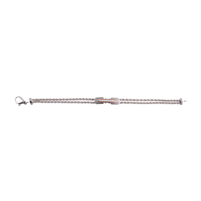 Dual Linked Platinum Bracelet,,hi-res 2