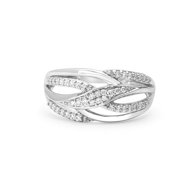 Tanishq Platinum Finger Ring 2