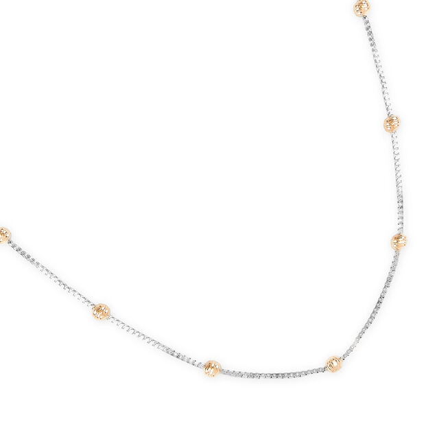 Tanishq Station Bead Necklace in Platinum 4