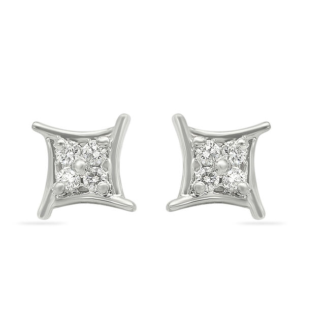Tanishq Platinum Earrings 2