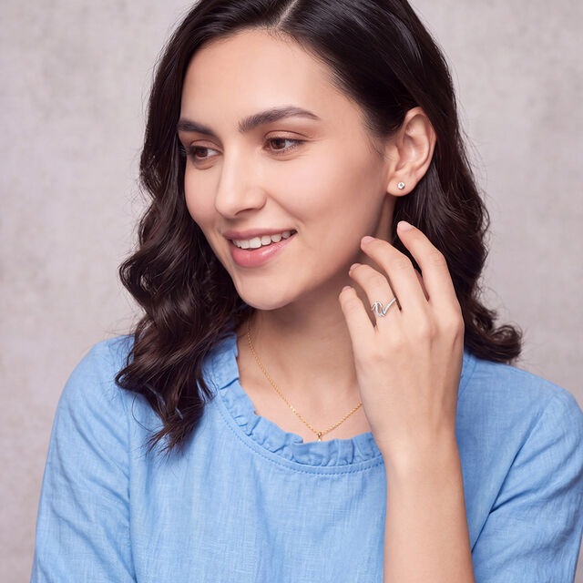 Tanishq  Diamond Finger Ring for Women 2