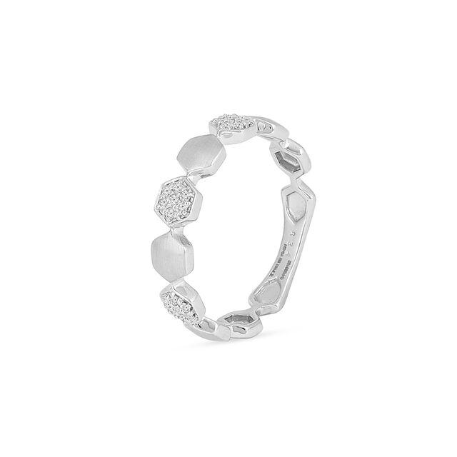 Tanishq Platinum Diamond Finger Ring for Women 2