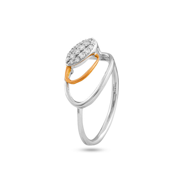 Tanishq Platinum Finger Ring for Women