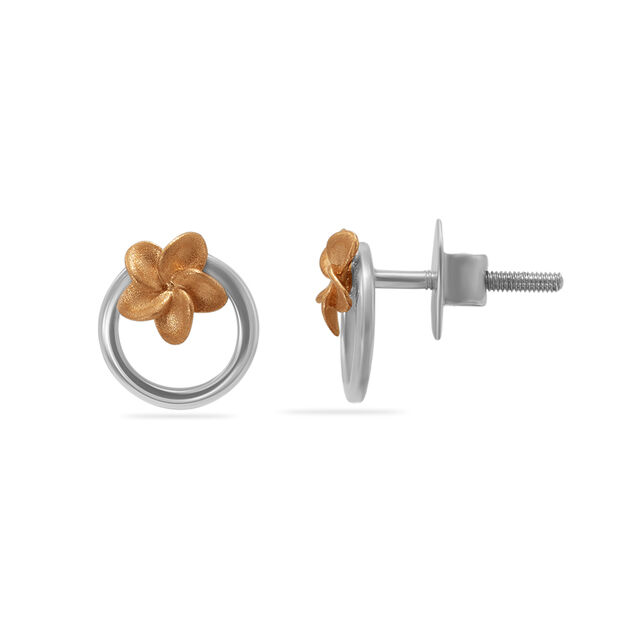 Modern Floral Stud Earrings 2