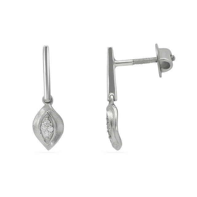 Tanishq Platinum Earrings for Women 