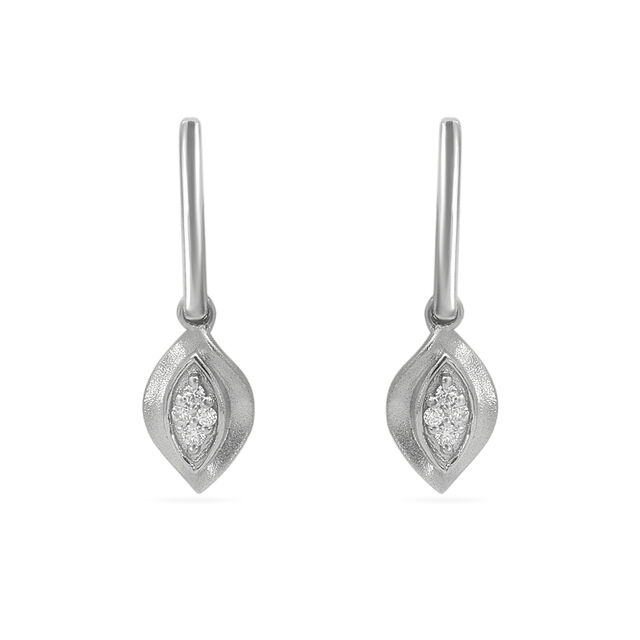 Tanishq Platinum Earrings for Women 2