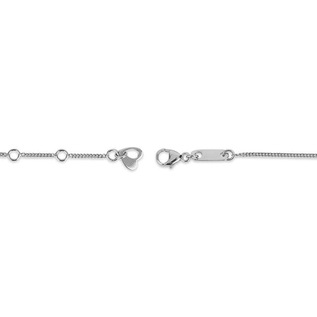 Tanishq Platinum Pendant with Chain 4