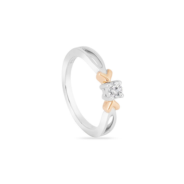 Tanishq Platinum Finger Ring for Women 2