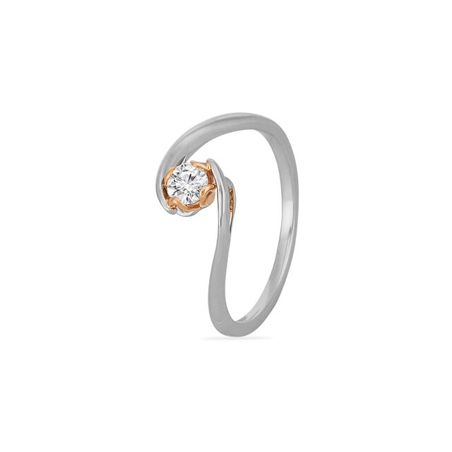 Tanishq  Platinum Finger Ring 2