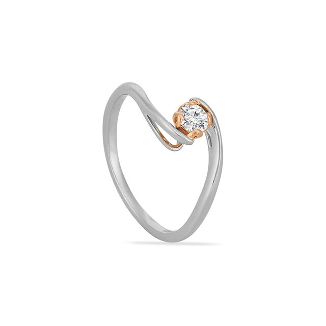 Tanishq  Platinum Finger Ring 3