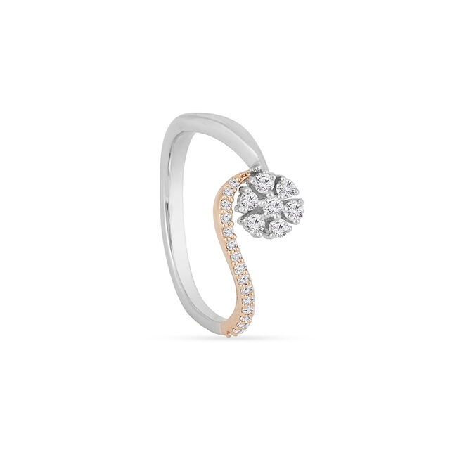 Tanishq  Platinum Finger Ring 2