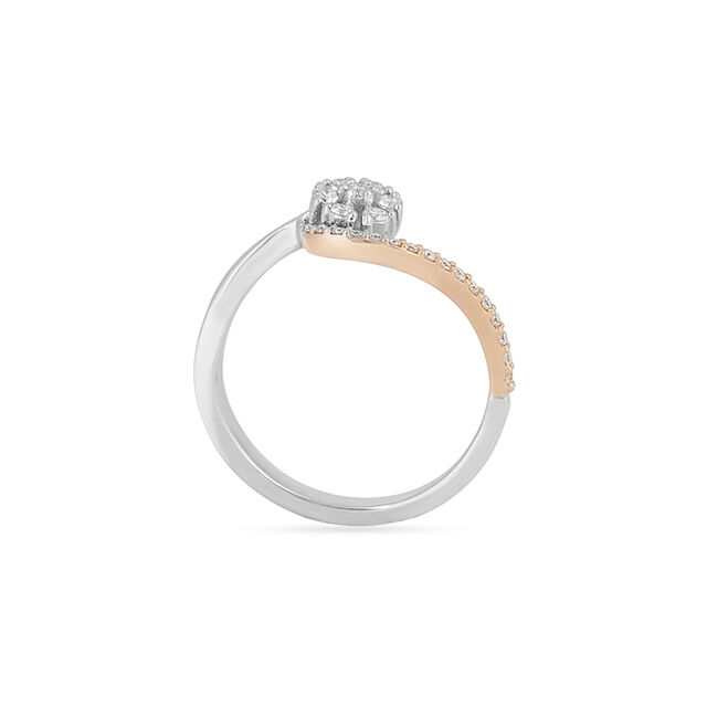 Tanishq  Platinum Finger Ring 4