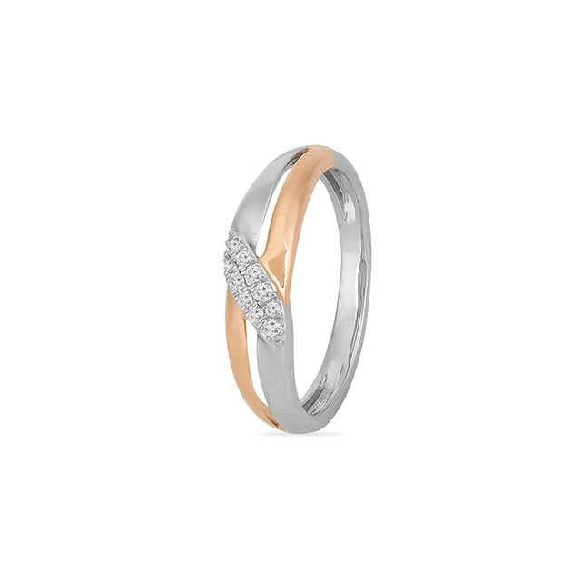 Tanishq  Platinum Finger Ring 3