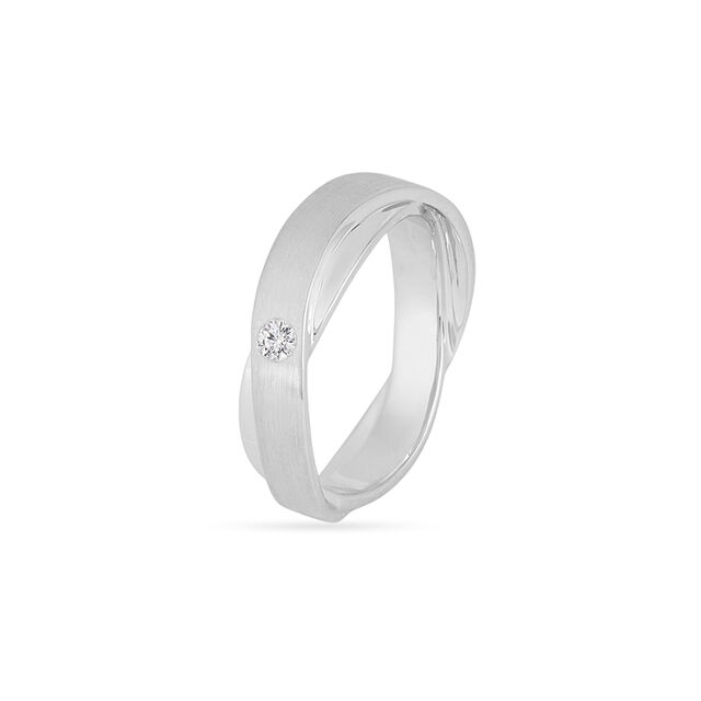 Tanishq  Platinum Finger Ring 2