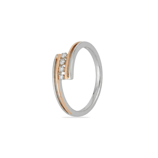 Tanishq  Platinum Finger Ring 3