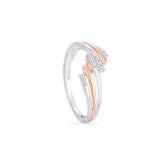 Tanishq  Platinum Finger Ring 2