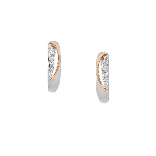 Tanishq Platinum Diamond Earrings for Women 