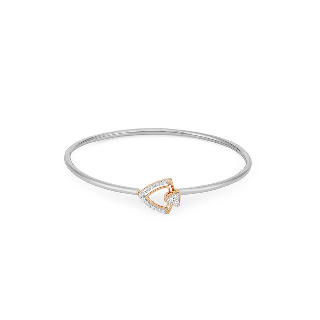 Tanishq Platinum Diamond Bangle 