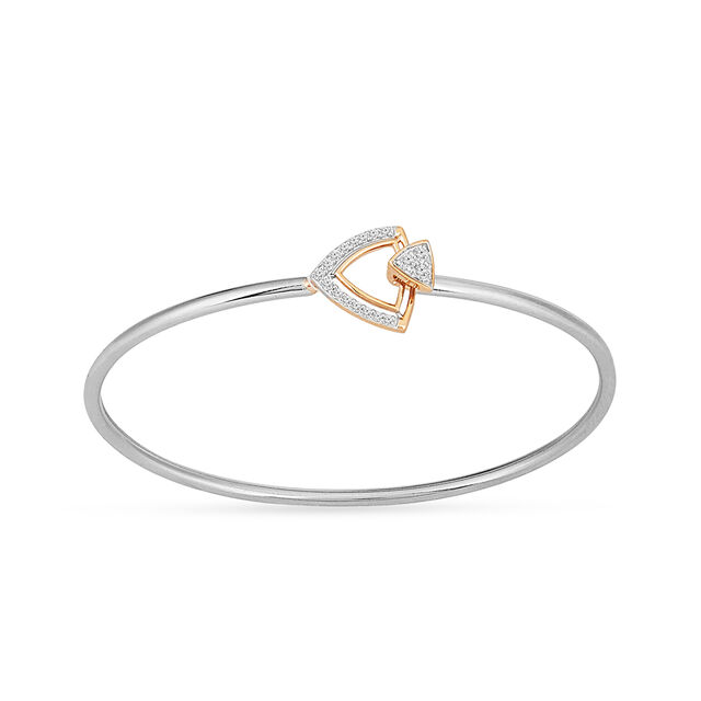 Tanishq Platinum Diamond Bangle 3