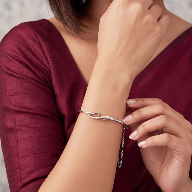 Tanishq Platinum Bangle for Women 2