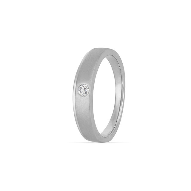 Tanishq Platinum Finger Ring for Women 2