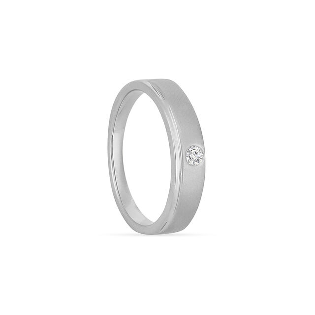 Tanishq Platinum Finger Ring for Women 3