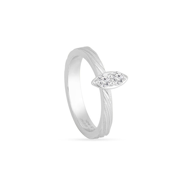Tanishq  Platinum Finger Ring 3