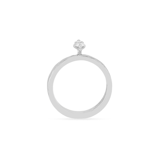 Tanishq  Platinum Finger Ring 4