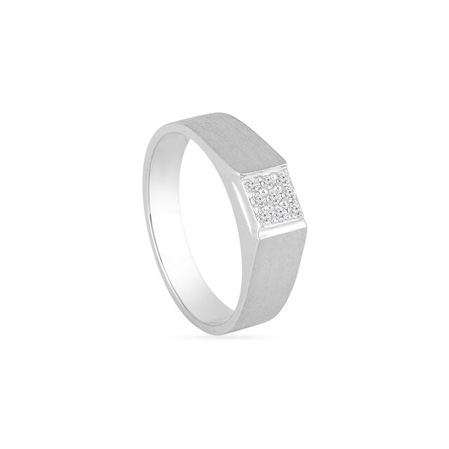 Tanishq  Platinum Finger Ring 2