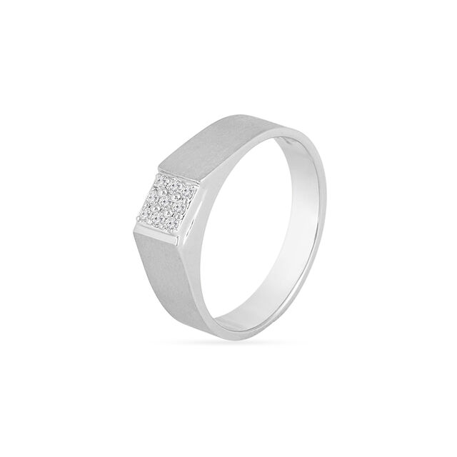 Tanishq  Platinum Finger Ring 3