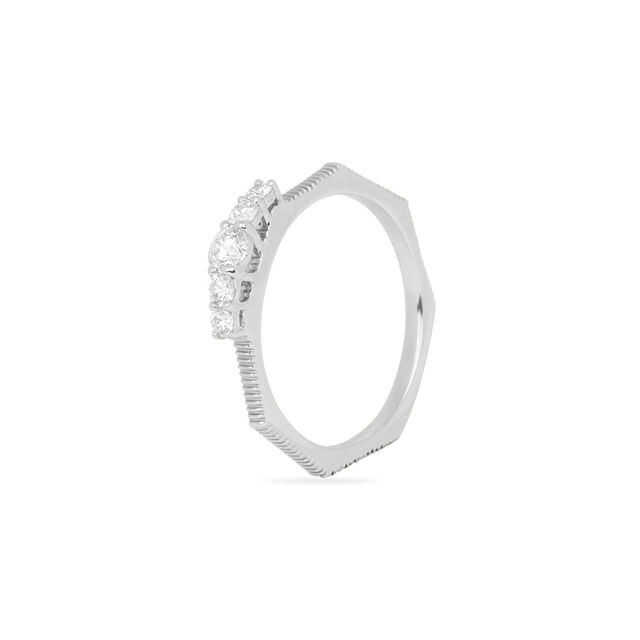 Tanishq Platinum Finger Ring for Women 3