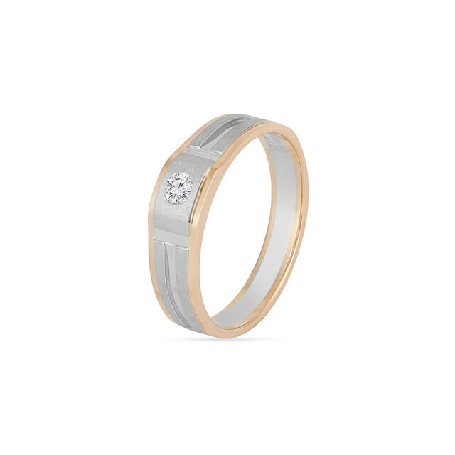 Tanishq  Platinum Finger Ring 2