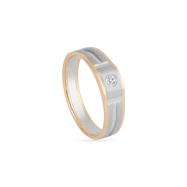Tanishq  Platinum Finger Ring 3