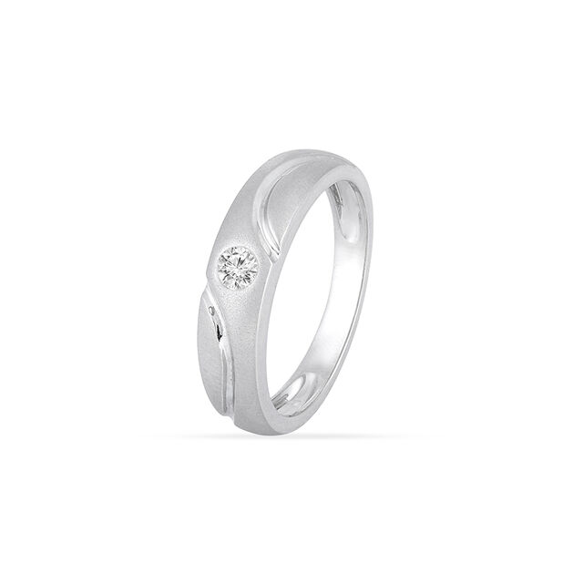 Tanishq  Platinum Finger Ring 2