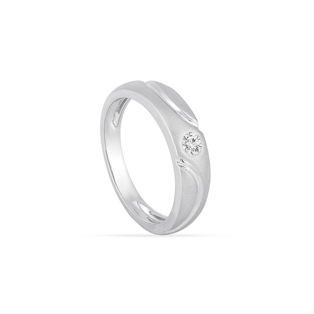 Tanishq  Platinum Finger Ring 3