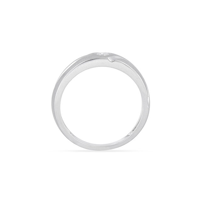 Tanishq  Platinum Finger Ring 4