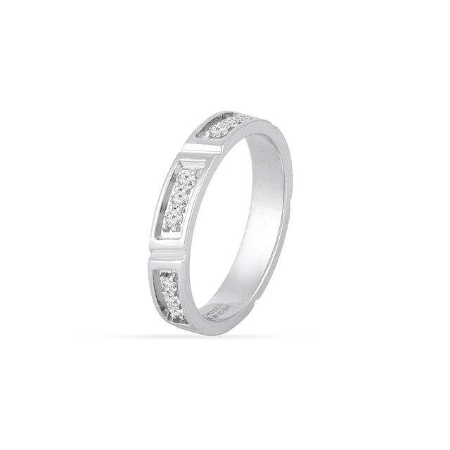 Tanishq  Platinum Finger Ring 2
