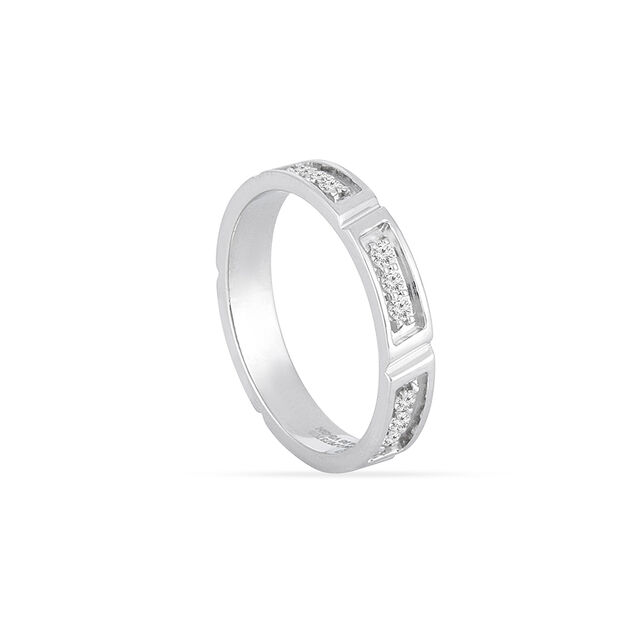 Tanishq  Platinum Finger Ring 3