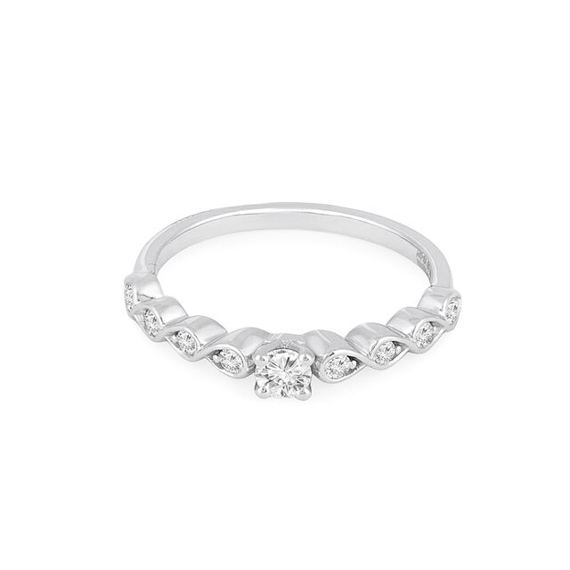 Tanishq  Platinum Finger Ring 