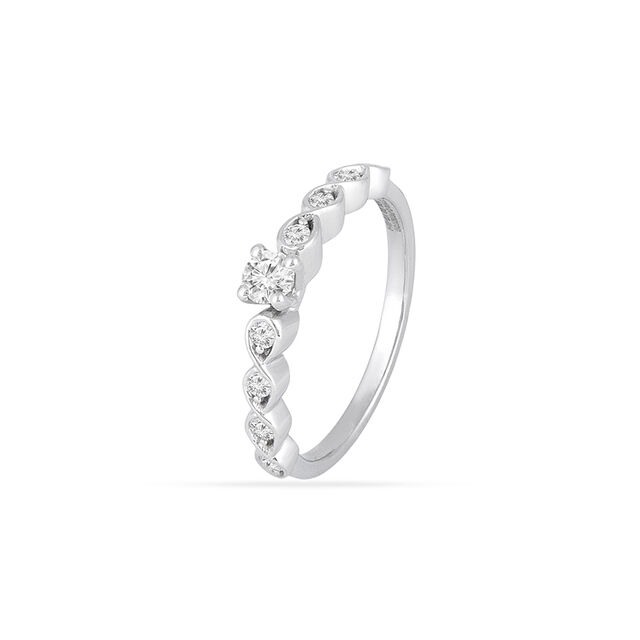 Tanishq  Platinum Finger Ring 2
