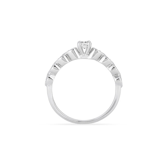 Tanishq  Platinum Finger Ring 4