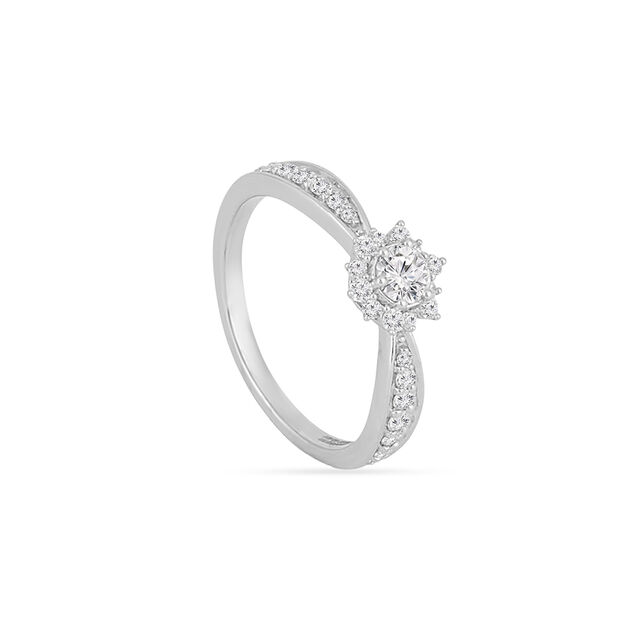 Tanishq  Platinum Finger Ring 2
