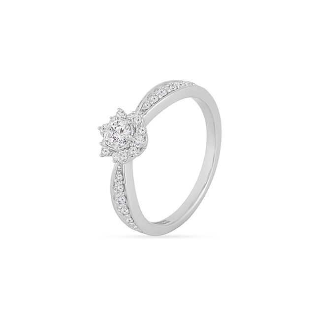 Tanishq  Platinum Finger Ring 3