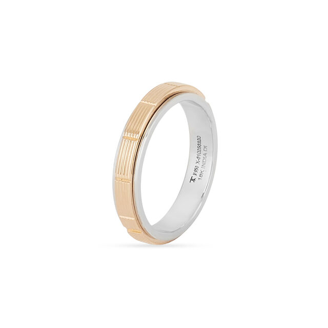 Tanishq  Platinum Finger Ring 3
