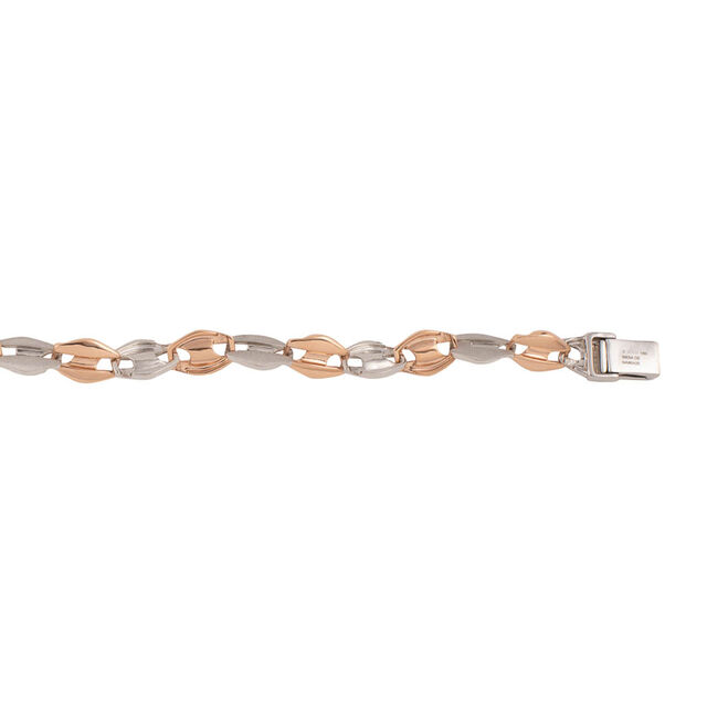 Platinum and Rose Gold Harmony Bracelet,,hi-res 3