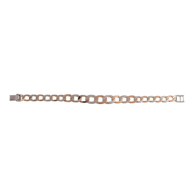 Two Toned Bold Link Bracelet,,hi-res 2