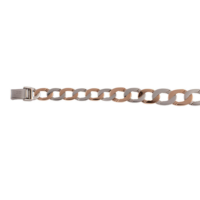 Two Toned Bold Link Bracelet,,hi-res 3