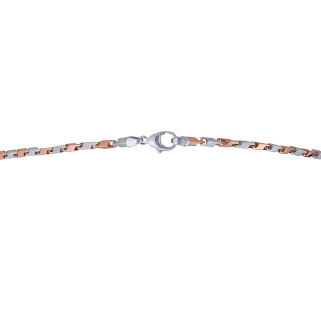 Twisted Elegance with Rose Accents Chain