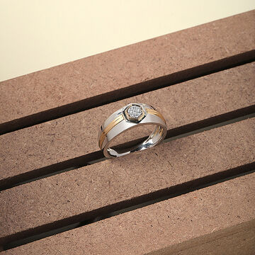 Tanishq Platinum Finger Ring for Men