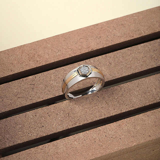 Tanishq Platinum Finger Ring for Men 